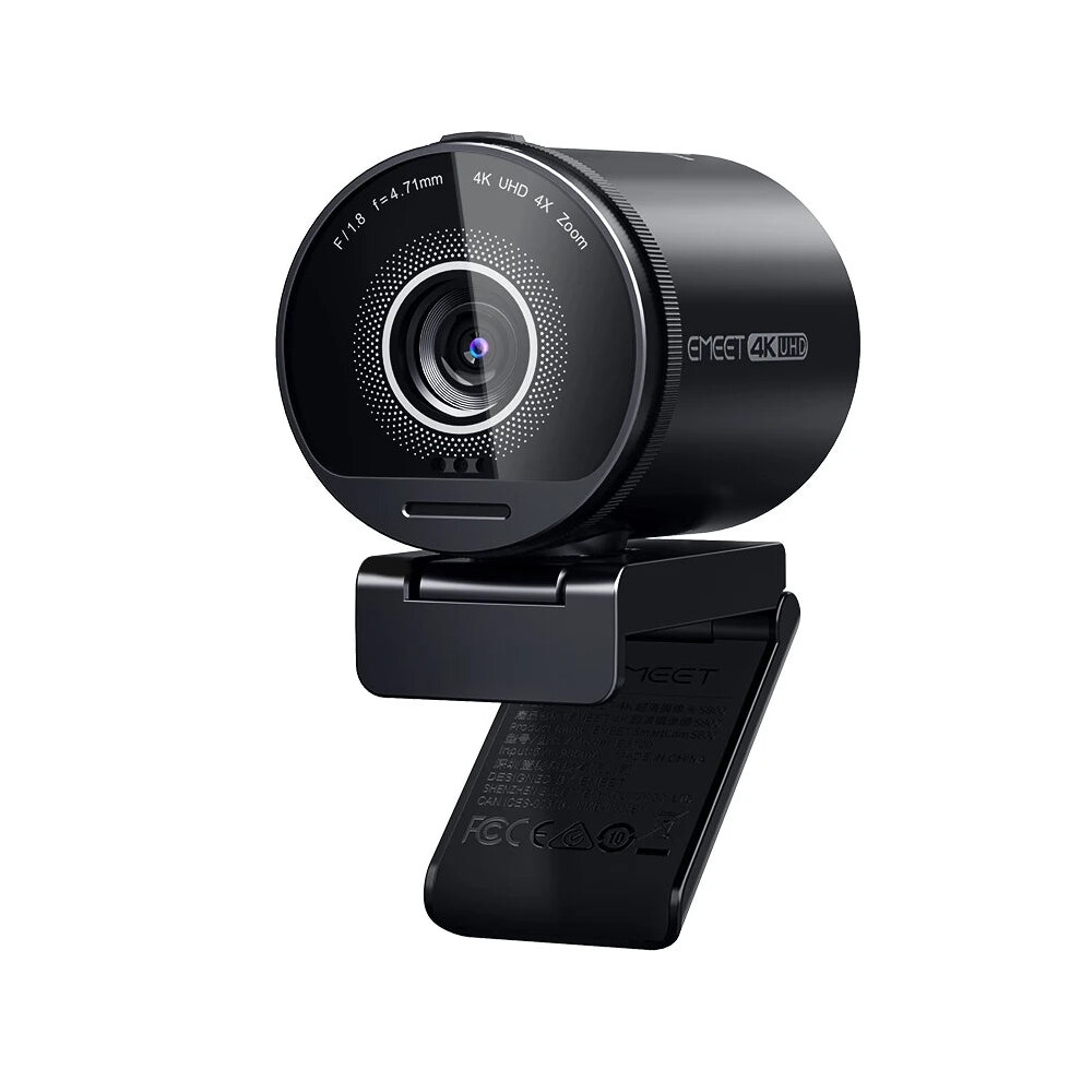 Emeet S800 4K Hdr Webcam With Sony Sensor & Dual Noise-Cancelling Mics - 1080P 60Fps Streaming 744759283955