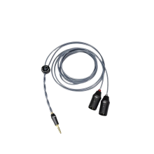 DdHiFi BC44XLR 4, 4 mm balanciertes zu XLR 3 - Pin abgeschirmtes Signalkabel für Verbindung vom Musikspieler zum Verstärker/Lautsprecher