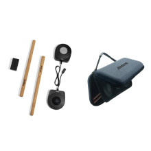 AeroBand PocketDrum 2 Max: Ultimate Digital Air Drum Set with Somatosensory Sticks, Foot Pedals & Bluetooth Adapter