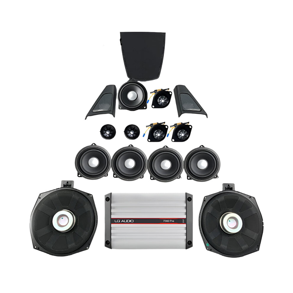 Bmw F10/F11 5 Series Audio Enhancement Kit: Horn, Midrange Speaker, Tweeter, Loudspeaker Cover, Power Amplifier, Bass Subwoofer Upgrade 726084740013