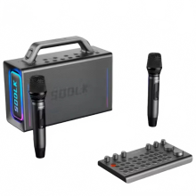 SODLK S1116 200W Draadloze Bluetooth Speaker - Diepe Bass Soul Leader met Thuis Karaoke & Powerbankfunctie