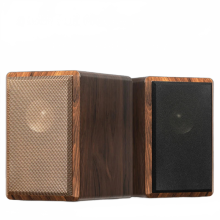 4-inch full-frequency hi-fi boekenplankspeaker voor thuis en KTV - Professioneel houten audio voor slaapkamer en bureau