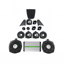 BMW 5 Serie F10/F11 Premium Audio Upgrade Kit: Hoogvermogen Plug & Play luidsprekersysteem met tweeter, subwoofer en LQ DSP versterker