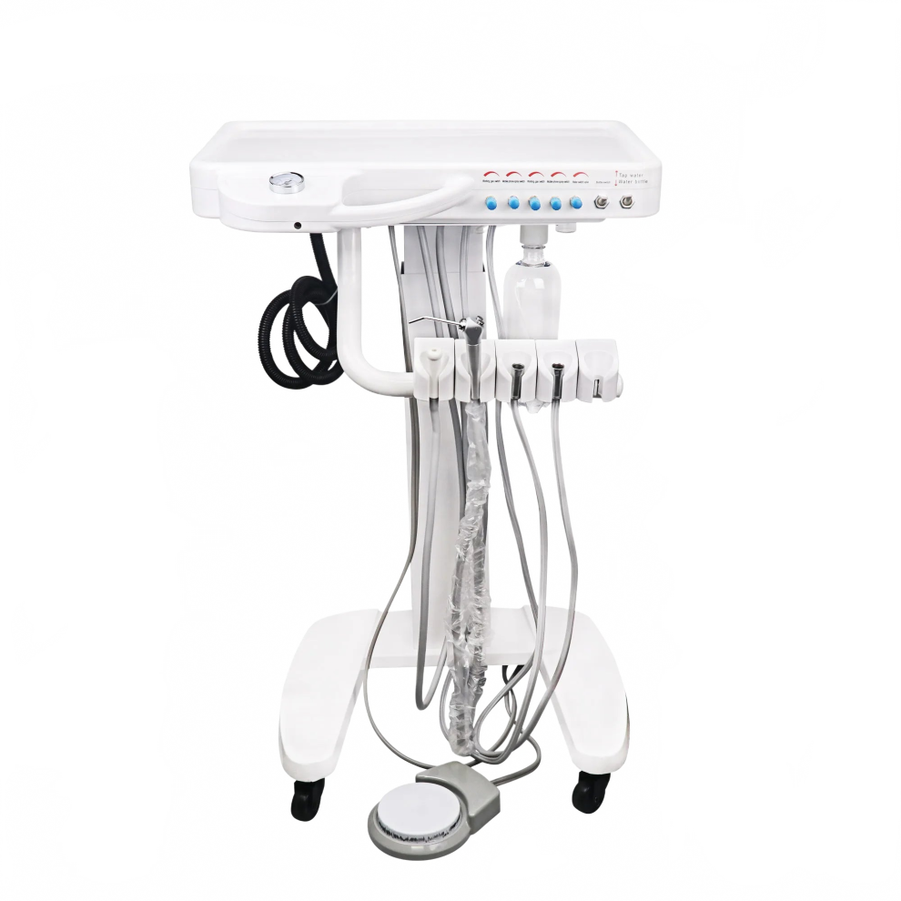 Portable Dental Turbine Trolley: Mobile Treatment Unit Cart for Dentistry
