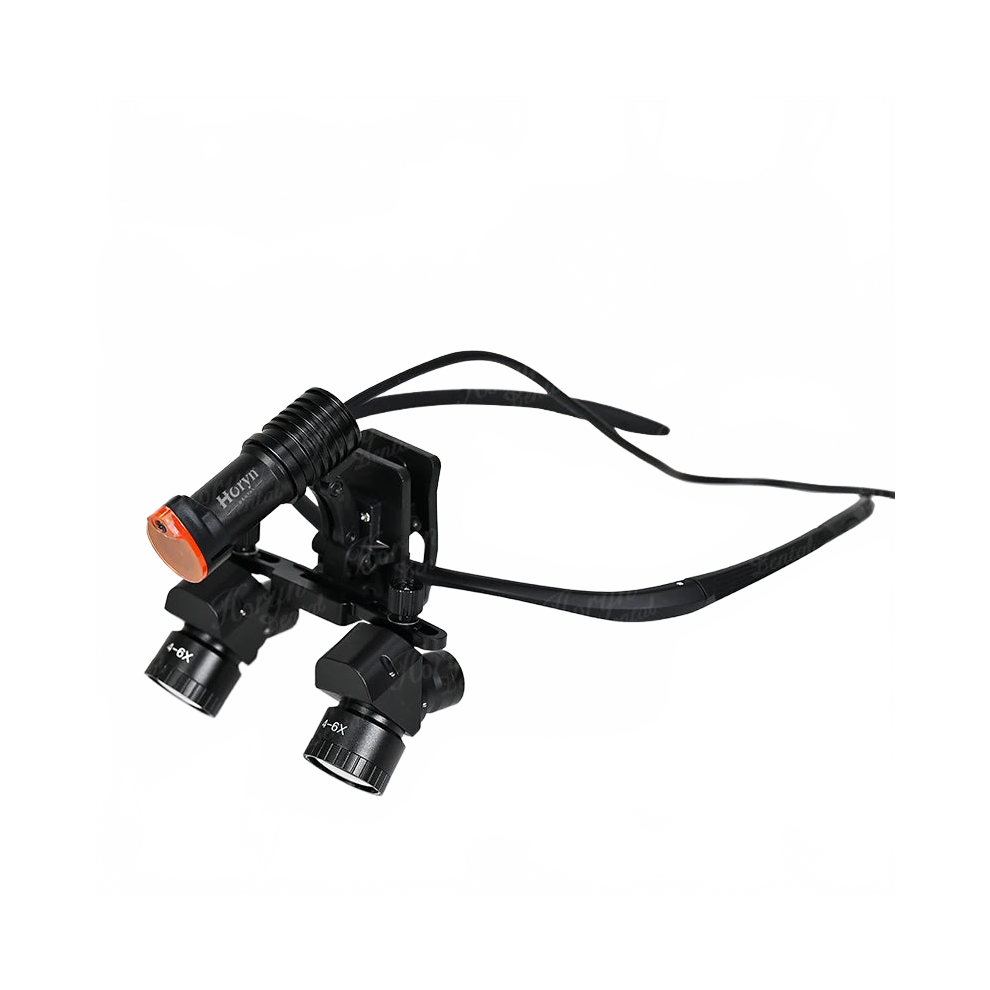 Light Adjustable Dental Binocular Magnifying Glass With 4X/6X Magnification & 5W Led For Precision Dentistry