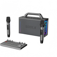 SODLK S1116 Bluetooth - Lautsprecher - 200 W Hochleistungs, 10 Stunden Wiedergabe, Dual Wireless - Mikrofone & Fernbedienung, Bluetooth 5. 3