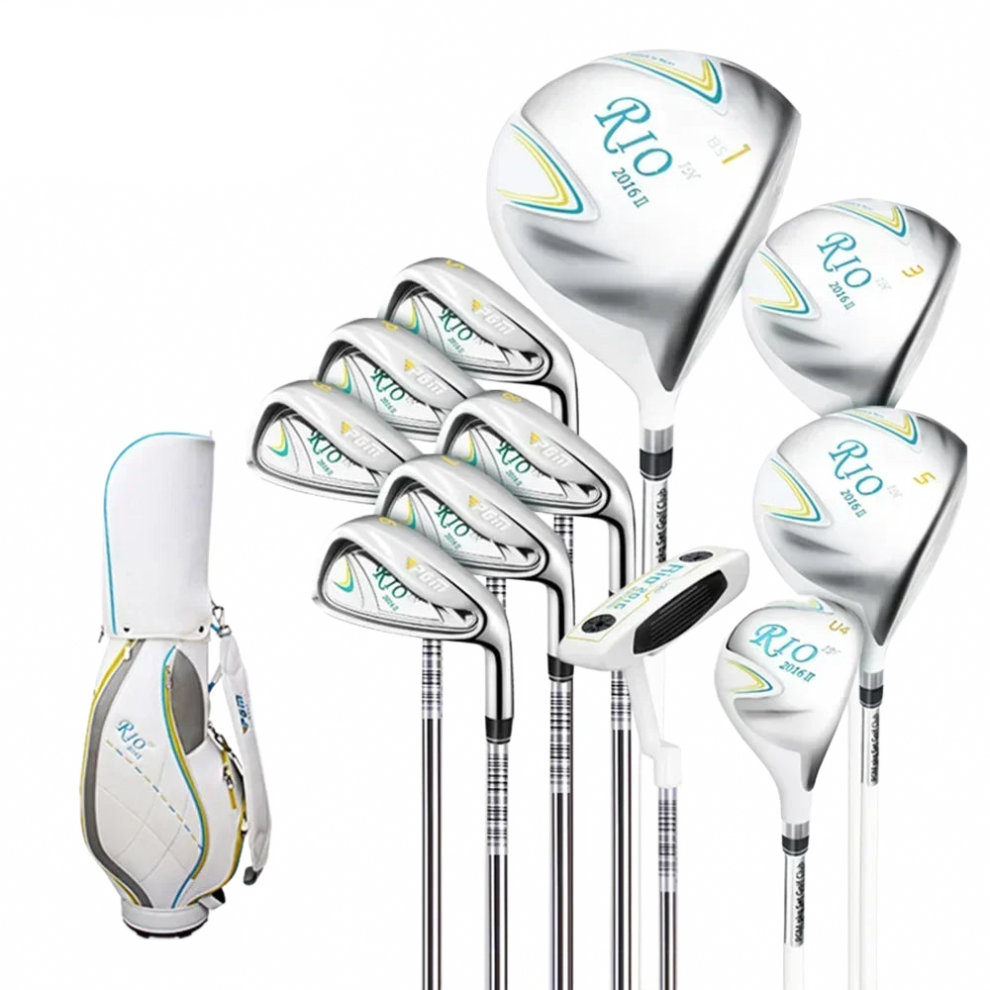 PGM Women's Elegant Golf Club Set with Carbon Shafts - 11-Piece Junior High School Scholar Practice Rods (LTG014)-image-OPC-PHPZWN5-NEW