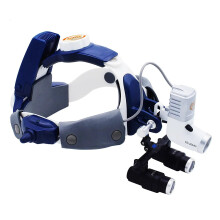 Geavanceerde 5W LED Tandheelkundige Chirurgische Hoofdlamp met All-in-One Binoculair Galileo Frame Loupe Vergroter