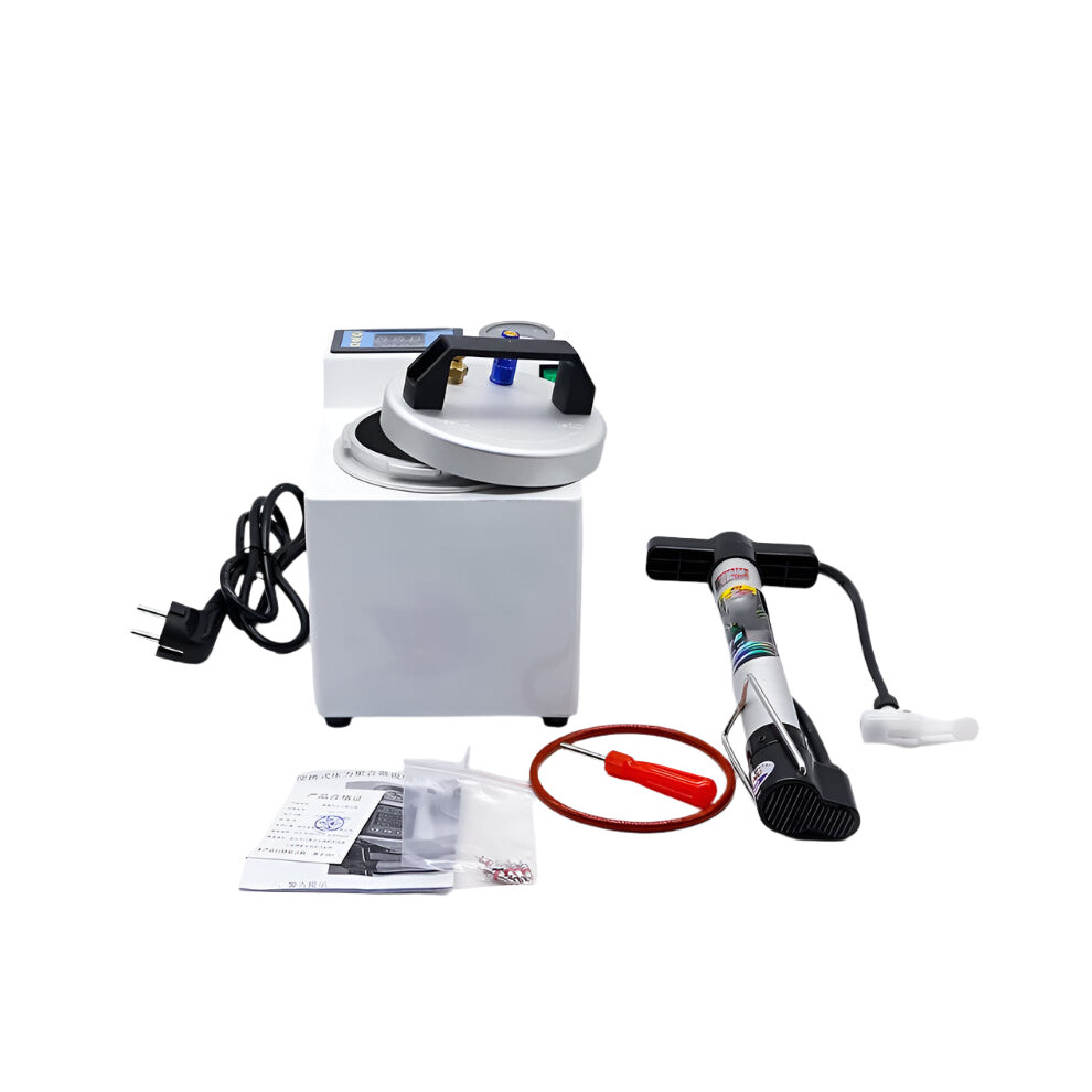 Portable Digital Dental Lab Polymerizer with Automatic Curing Pressure Pot & Silicone Rubber Repair