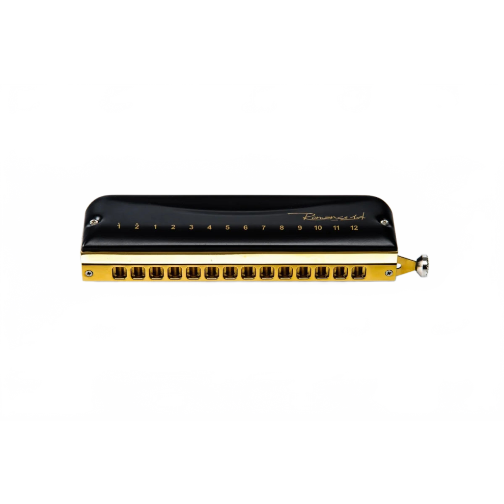 East Top Chromatic Harmonica, Key of C, 14-Hole Professional Mouth Organ for Adults & Beginners