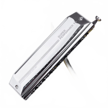 East Top Chromatische Titanium Kammet Harmonica - ETP-16, 16-gaten 64-toons Professionele Mondharmonica