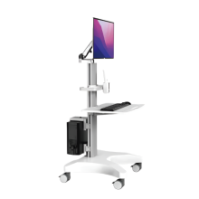 Tragbarer intraoraler Dental - Scannerwagen mit Laptopablage und Rädern für Kliniken und Krankenhäuser