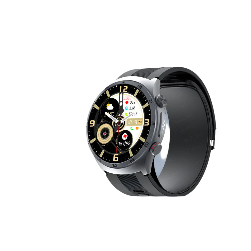 Advanced Health Monitoring Smartwatch with Blood Pressure, Heart Rate, Glucose & Uric Acid Detection for Men & Women