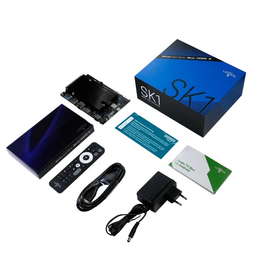 Ugoos Sk1 Android 11 Smart Tv Box - Amlogic S928x, 8Gb Ram, 128Gb Storage, Wifi 6, Bt 5.2, 1000M Ethernet, Dolby & Widevine L1, Dts Support 705353171994