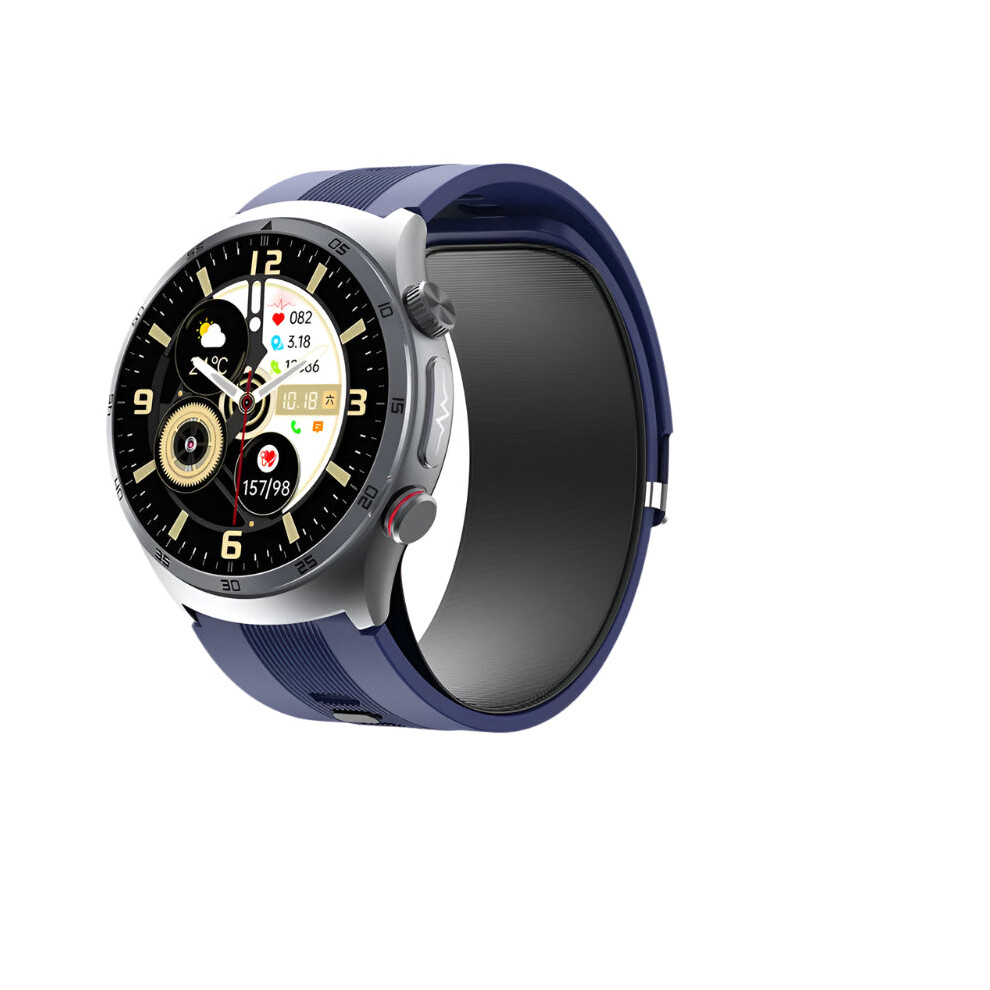 2025 Smartwatch: Precision Blood Sugar & Pressure Monitoring with ECG, PPG, NFC & Bluetooth Calling for Men