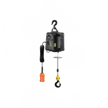 Compact 1500W Electric Hoist Winch with Wireless Remote & Overload Protection - 1100lbs Capacity