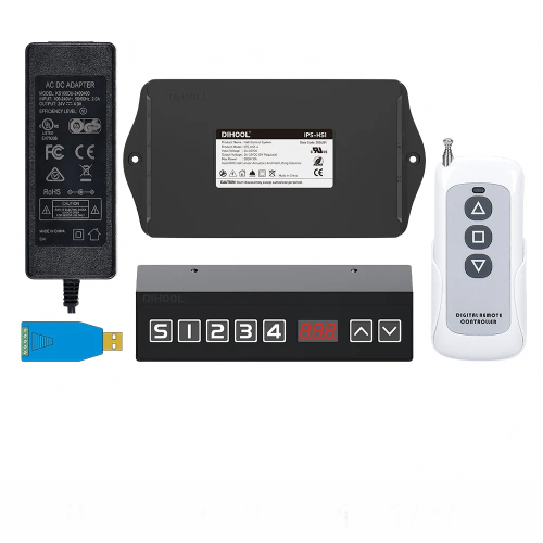 Versatile Hall Controller for Linear Actuator: Synchronous Control for 1-4 Electric Lifting Motors
