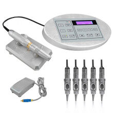 Pro Digital Power Supply & Swiss Hand Pen for Permanent Makeup: Eyebrow & Lip Tattoo Machine
