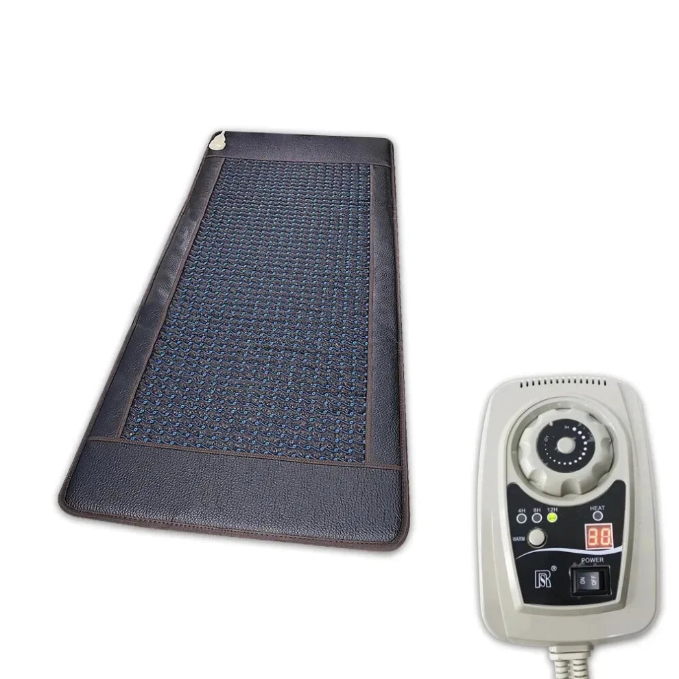 Amethyst Far Infrared Heating Pad with Natural Stone Therapy for Pain Relief and Stress Relaxation