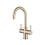 304 Brushed Gold Dual-Use Kitchen Faucet Set - Direct Drinking, Hot & Cold Water Functionality 1