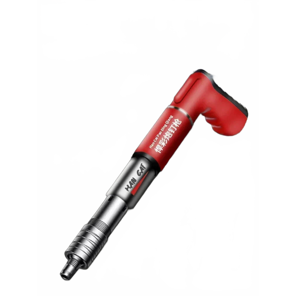 Compact Pro Nail Gun for Concrete & Cement Walls with Built-in Silencer