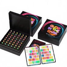 Leuchtendes Gel - Nagellack - Set in 48 Farben – Macaron Glow - in - the - Dark UV - Soak - Off Nagellacke