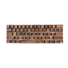 Elegante Walnuss - Holz - Tastenkappen für Cherry MX Schalter - OEM - Profil, solides Design für 61/87/108 mechanische Tastaturen