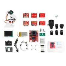 OpenMV All-in-One Kit: Genuine OpenMV4 Cam H7 Plus with Complete Accessories, Shields, Lenses, and Servo Pan Tilt