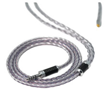 Ultimatives Audioerlebnis: 1 Gold & 99% reines Silber 7N OCC - Litz - Kabel mit MMCX 0, 78 mm für optimalen Klangmix