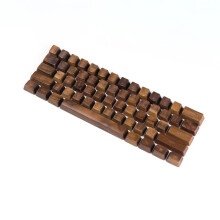 Künstlerische Walnuss - Holz - Tastenkappen – Originaldesign, OEM - Profil für Cherry MX‑mechanische Tastaturen
