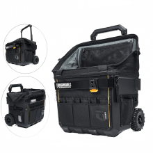 ToughBuilt 22-inch waterdichte gereedschapsriem met harde bodem en trekstang