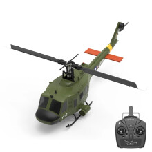 Yuxiang F07 RC Helikopter - Maßstab 1: 34 UH - 1 Huey, 2, 4 G 6CH, Höhenhaltefunktion, Optische Flusspositionierung, Dual Brushless Motor, RTF