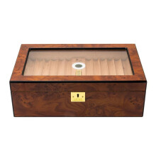 Lubinski Cedar Dubbele Laag Humidor met Kijkvenster - YJA 60015 Cigar Vochtverzorgingskast