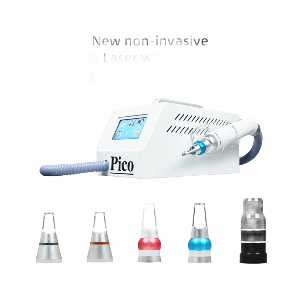 Premium Pico Laser Tattoo Removal Machine - 1064nm, 755nm, 532nm Q-Switched ND YAG for Pigmentation Eradication