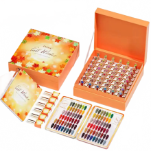 48-kleuren high-end gelnagellakset met kleurendisplayboek - Uithaalbare, langdurige UV/LED-gellak (15 ml) voor herfst en winter door Eleano