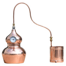 Sunwalker 5 L Red Copper Dew Distiller - Premium - Ausrüstung zur Destillation ätherischer Öle für die Heimbrauerei