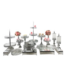 Elegantes Mehrstöckiges Kuchenständer - Set - Rundes Dessert - Display mit 8 bis 19 Teilen für Hochzeiten & Partys