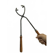 Handcrafted Potter's Port Tongs: Traditional Wine Bottle Opening Tool for Collectors