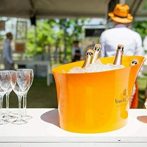 XL Orange Acryl Champagner - Eimer – Neu stilvoller Champagner - Eimer