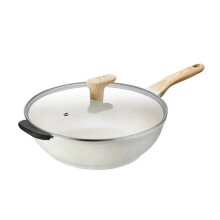 Supor Antihaft - Wok - Wenig Öldampf, Frittierpfanne (28/30/32 cm) für Gas - und Induktionsherde