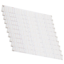 10er - Pack Samsung LM301H QB128 Quantum - LED - Lichtleisten – Gemischtes Vollspektrum 3000K – 6500K, 660 nm UV/IR - Wachstums - Striplampen