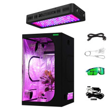 Volledig spectrum LED groeilichtset (1200W/1500W/2000W) met 200 cm hoge reflecterende kweektent voor binnen tuinieren