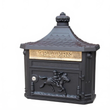 Vintage Europese Regenbestendige Brievenbus: Charmante Buitenpost voor Villa's & Sprookjestuin Decor