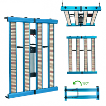 Kingbrite 240W Volledig spectrum LED Groei Lamp Bar met LM301H, LM281B, Epistar 660nm, UV & IR voor Bloei & Groeifase