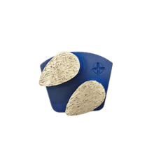 12 - Teilige Wer10 Hartmetall - Bond Diamant - Plug 'N Go Schleifschuhe für Werkmaster - Premium - Boden - Schleifscheiben für Betonböden