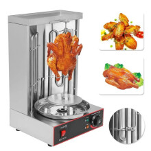 3KW Elektrischer Gyros Rotisserie Grill - Automatischer Drehgrill für BBQ - Maschinen für den Heim - und Gewerbegebrauch, Indoor/Outdoor - Kochen