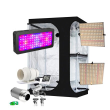 2-in-1 LED kweeklamp en tentkit met Samsung LM281B, TS600W/900W/1200W, 4-inch ventilator en filter voor binnenplanten