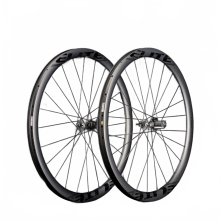 EliteWheels SLT Gravel Carbon Wheelset - Ceramic Bearings, Disc Brake, Cyclocross 700C, Center Lock, Shimano/XDR Hub, 35x32mm Rim