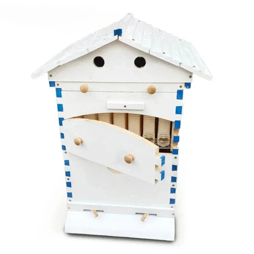 Automatic Self-Flowing Wooden Beehive with 7 Auto Frames - Premium Beekeeping Supplies