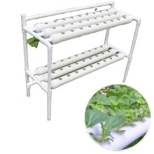 Hydroponische Systeme Grow - Set: 54 - Pflanzplätze Indoor - Garten mit Anzuchttöpfen für bodenlosen Gemüseanbau und Schädlingsschutz
